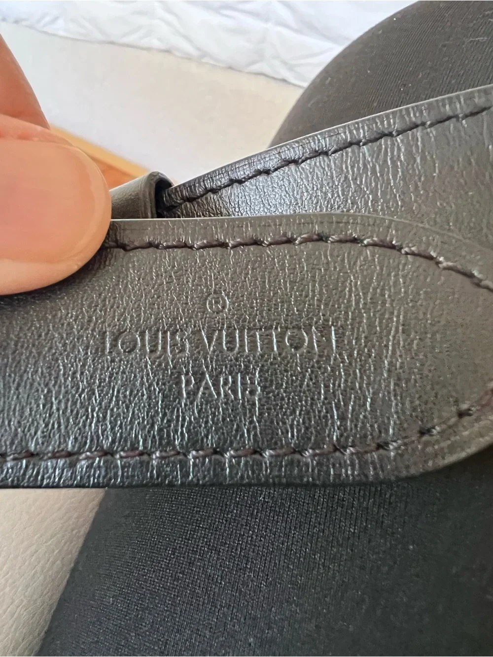 Louis Vuitton Odeon PM Handbag Damier Ebene Purse Crossbody Detachable Strap